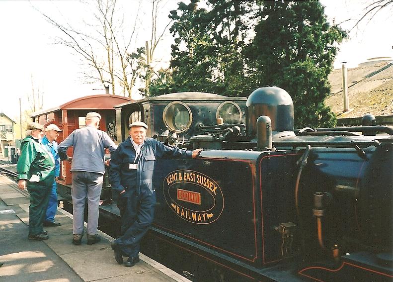Bodiam the locomotive Mick drove, on his steam experiance day 23rd of April 2008.