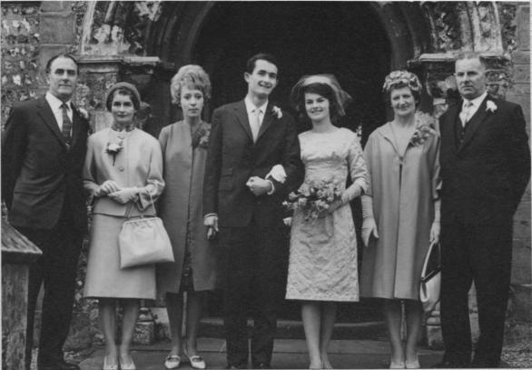 Vivian at wedding of Dawn and Peter.