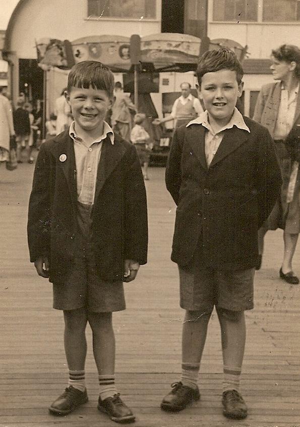 Mick and Colin early 1950s at I think is Bexhill