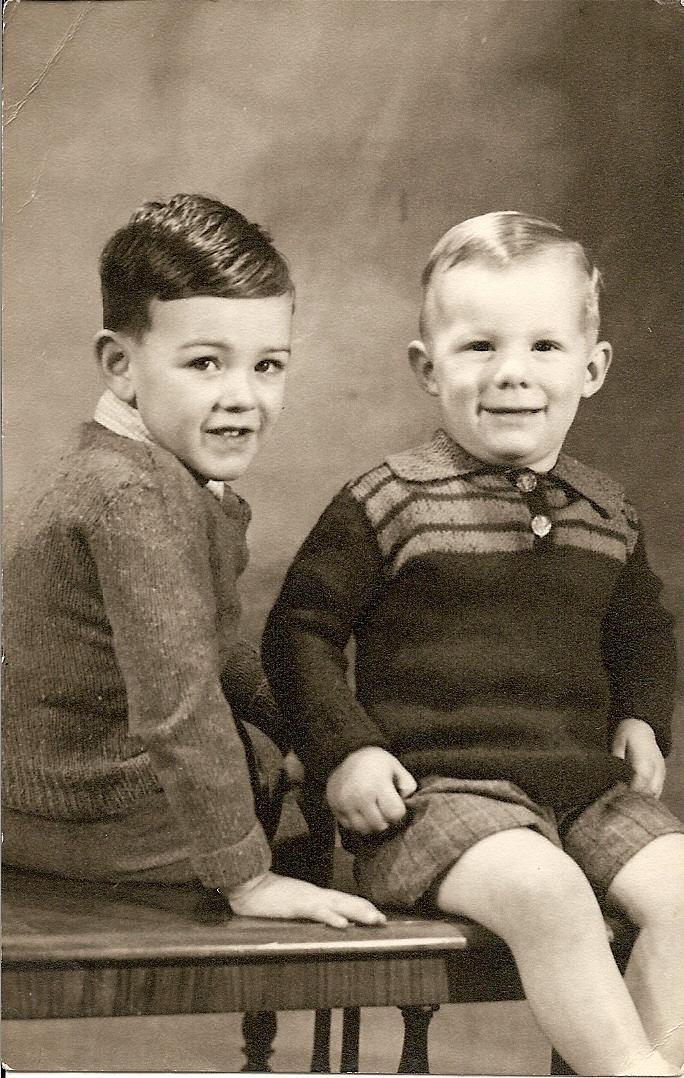 Mick and Colin late 1940s
