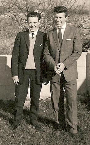 Mick and Colin early 1960s