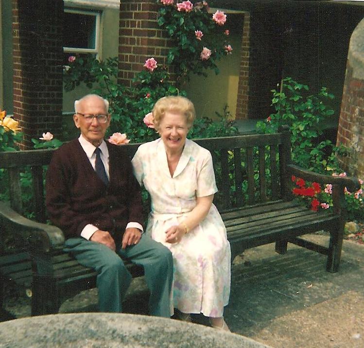 Mum and Lloyd at Eastbourne
