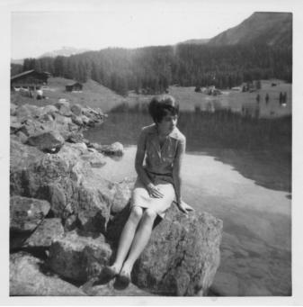 Vivian at Davos 1965..