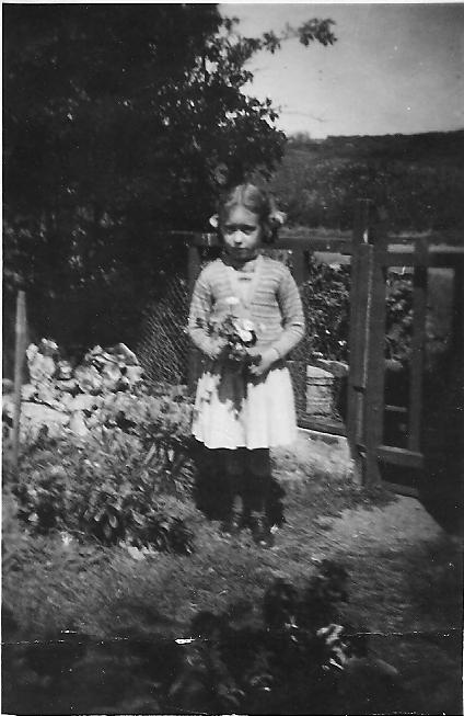 Vivian in garden